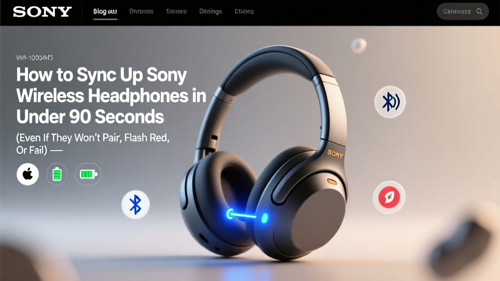 How To Sync Up Sony Wireless Headphones (2026)