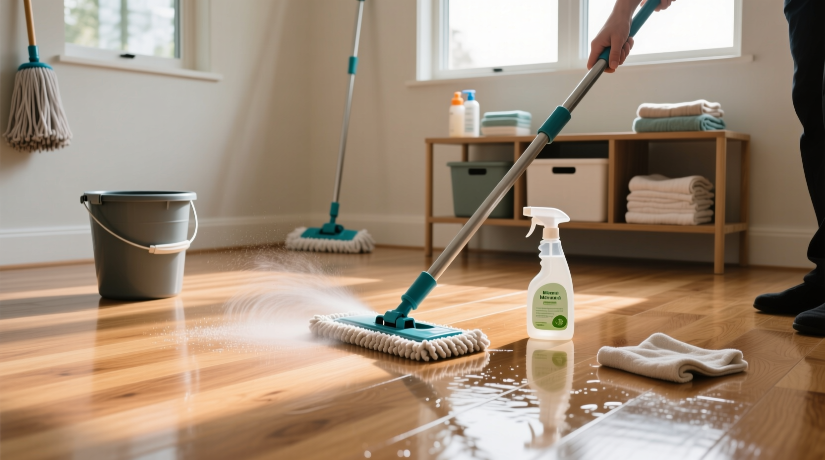 the best way to clean and care for hard surface floors