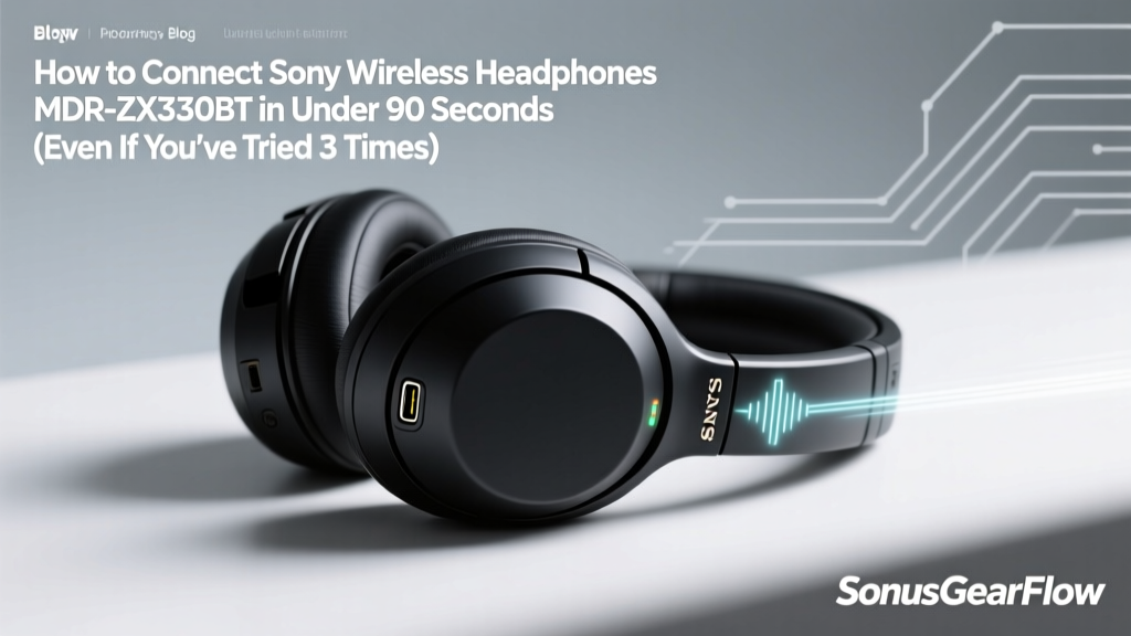 How To Connect Sony Wireless Headphones Mdr Zx330Bt (2026)