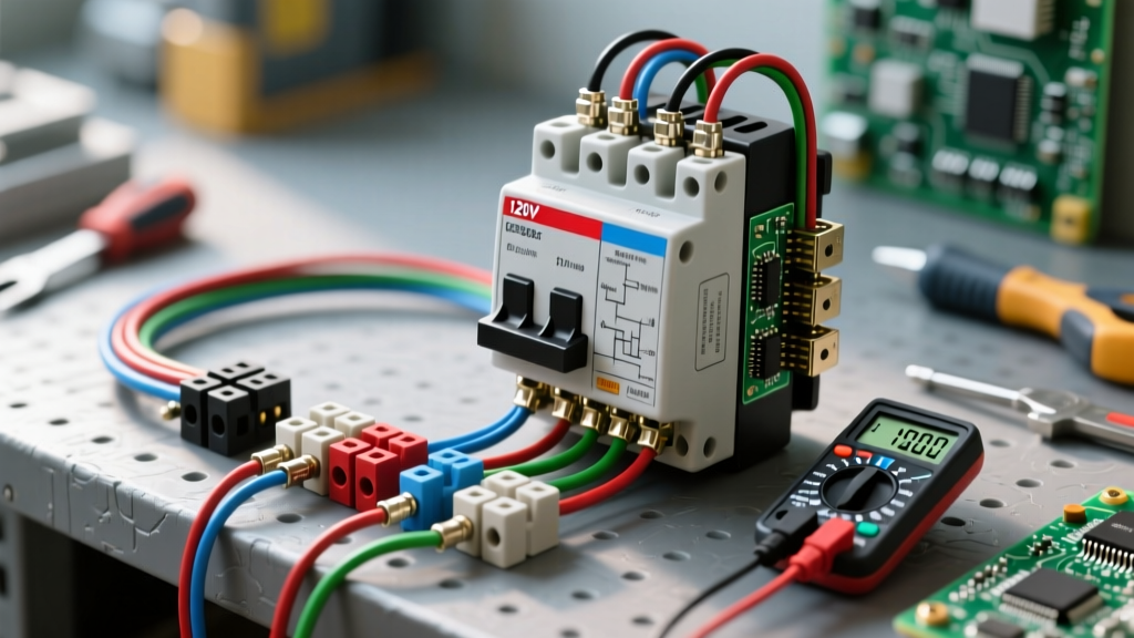 Tracing a 120V Wiring Diagram of Motor Starters: Terminal & Meter Guide