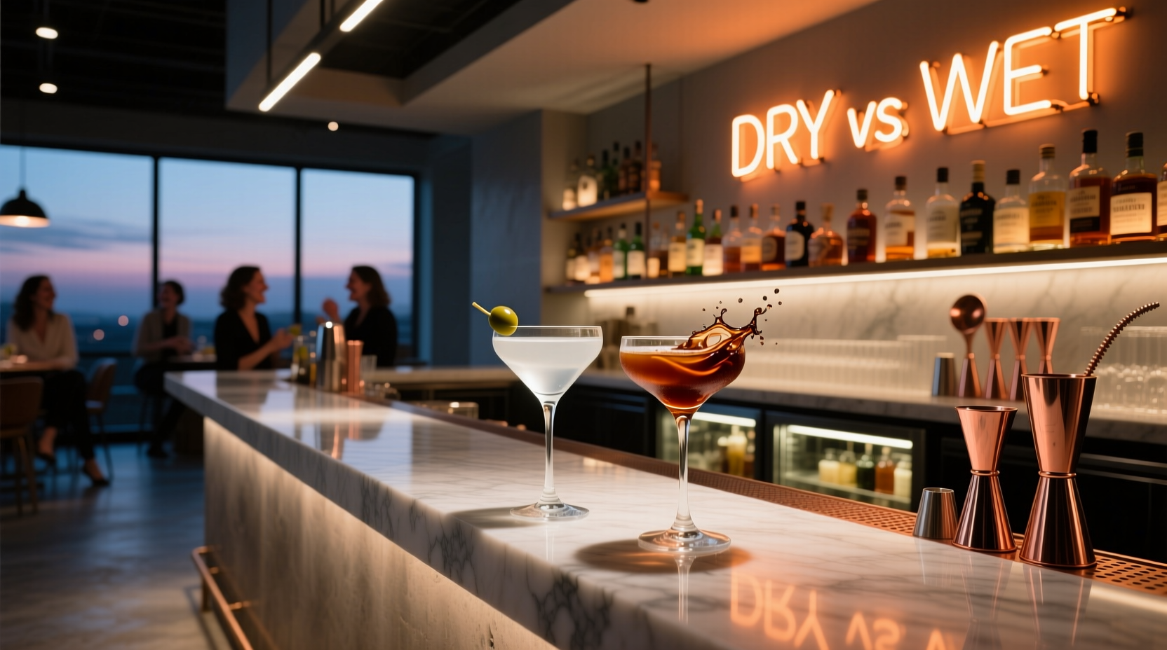 dry martinis vs wet which ratio dominates modern mixology bars