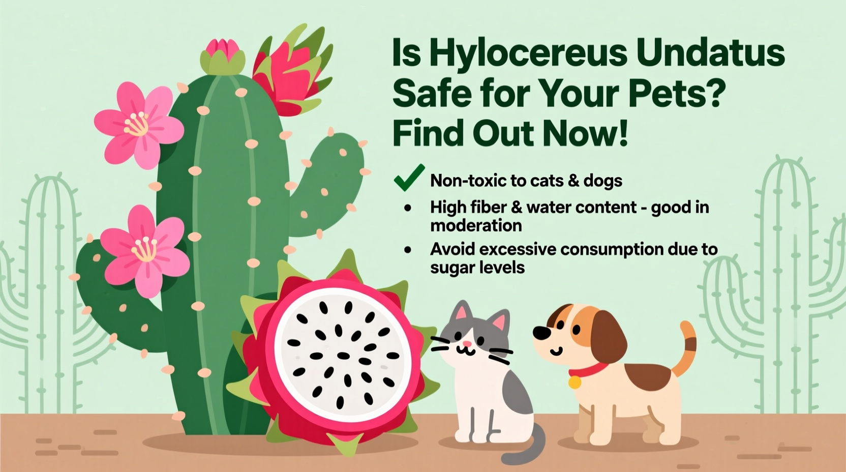 Is Hylocereus Undatus Safe for Your Pets? Find Out Now!