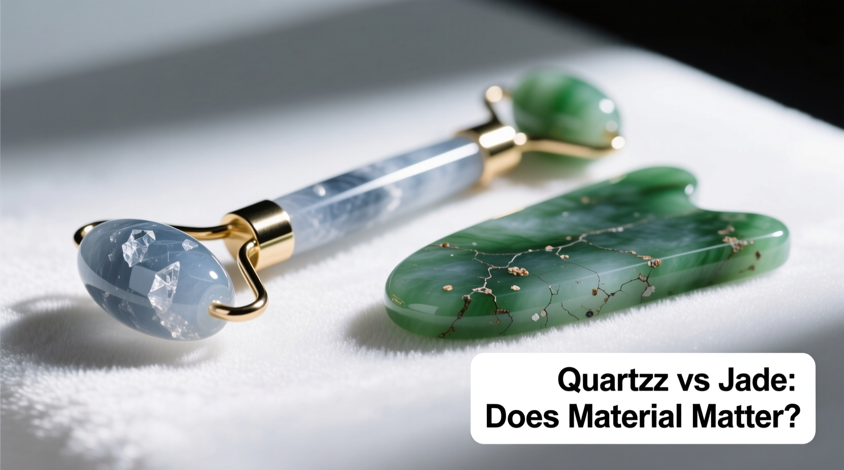 facial rollers quartz vs jade does material make a real difference