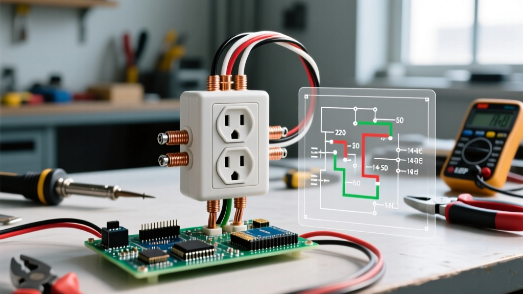 Testing Guide: Reading a Wiring Diagram for 220 Outlet Circuits