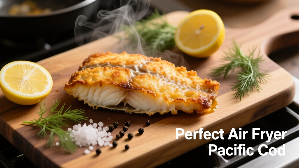 Perfect Air Fryer Pacific Cod (Crispy & Tender!)