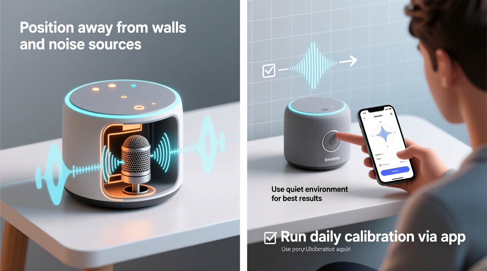 why does my smart speaker mishear commands microphone calibration tips that improve accuracy