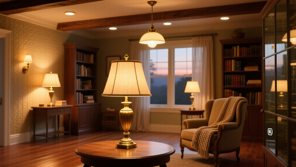 UL 1598 Vintage Table Lamps for Multifamily Fire Safety