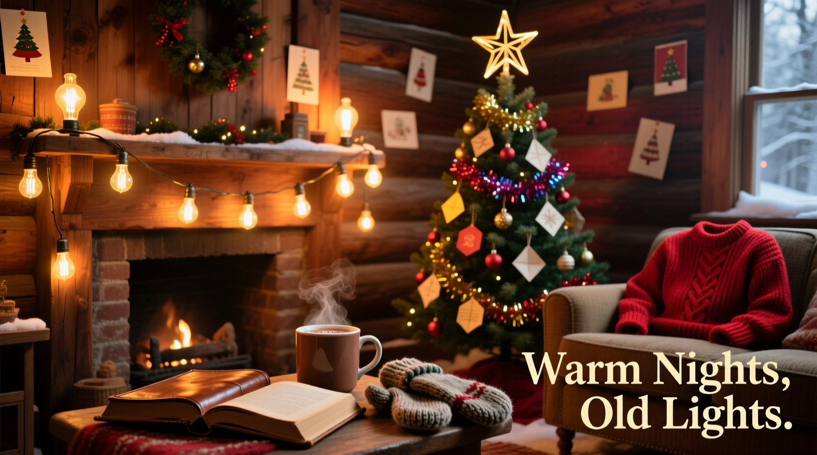 how to create a nostalgic christmas vibe using retro bulb designs and warm tones