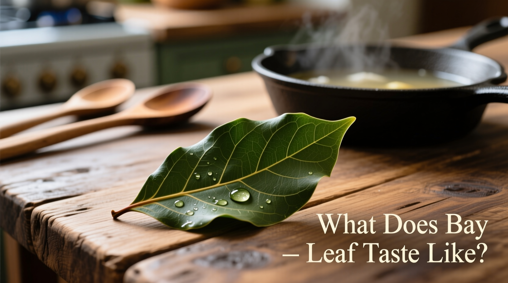 what does bay leaf taste like