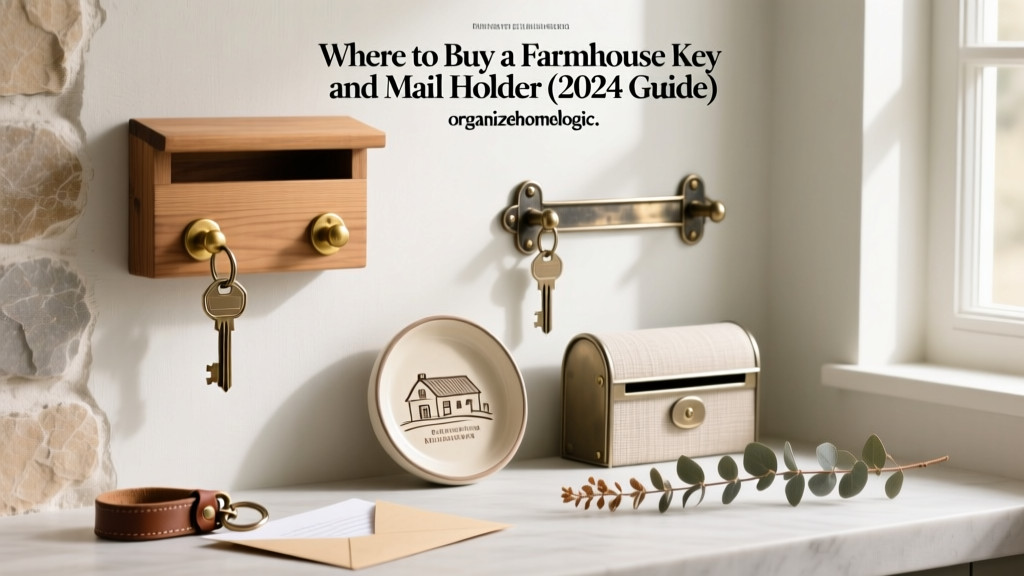 Where to Buy a Farmhouse Key and Mail Holder (2024 Guide)