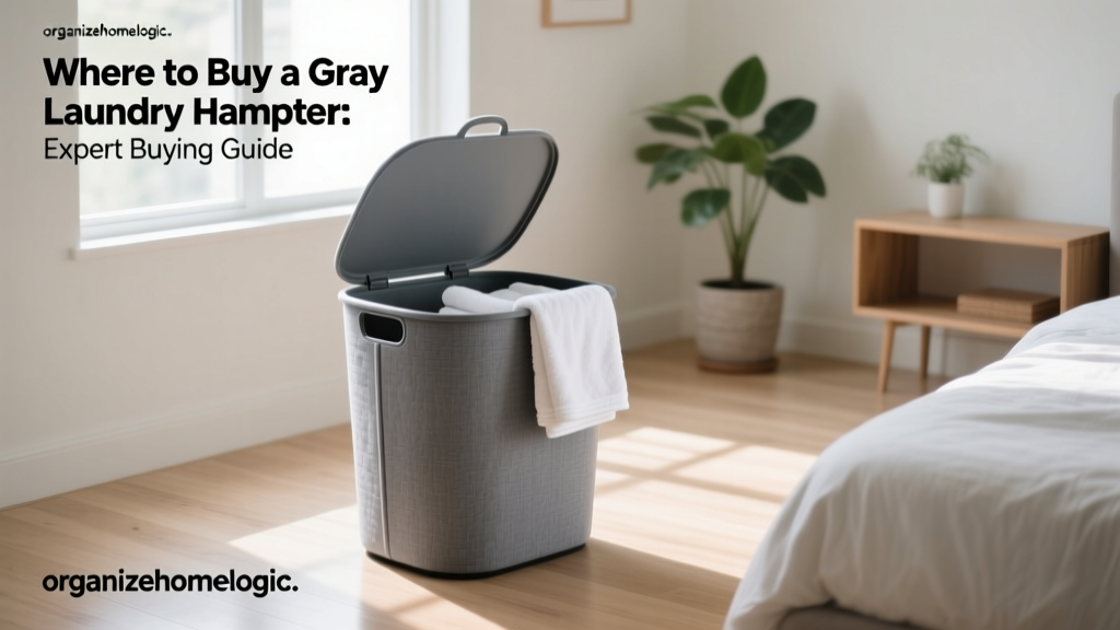Where to Buy a Gray Laundry Hamper: Expert Buying Guide