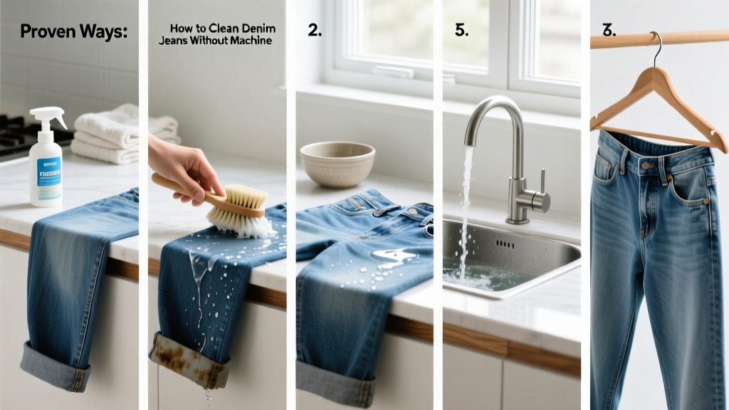 Proven Ways: How to Clean Denim Jeans Without Machine