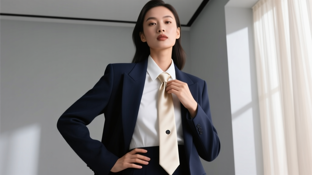How to Tie a Tie with a Dimple: The Feminine Power Move