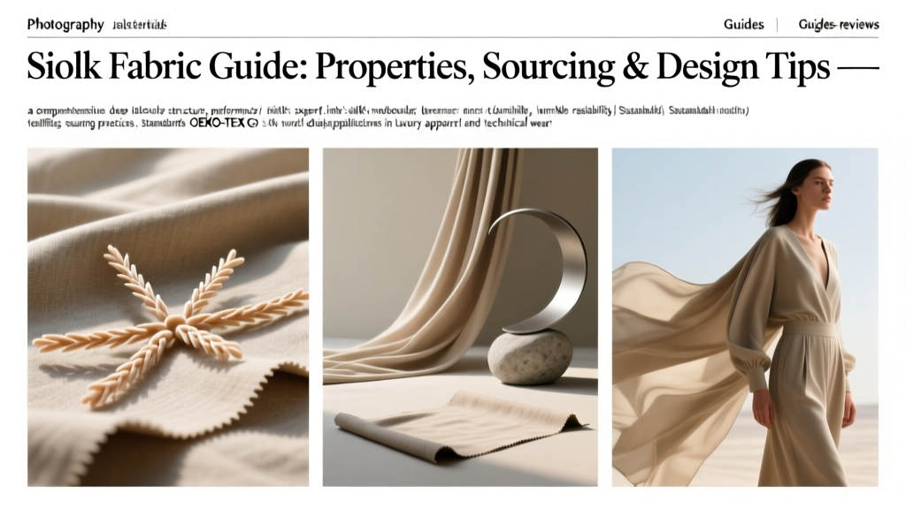 Siolk Fabric Guide: Properties, Sourcing & Design Tips