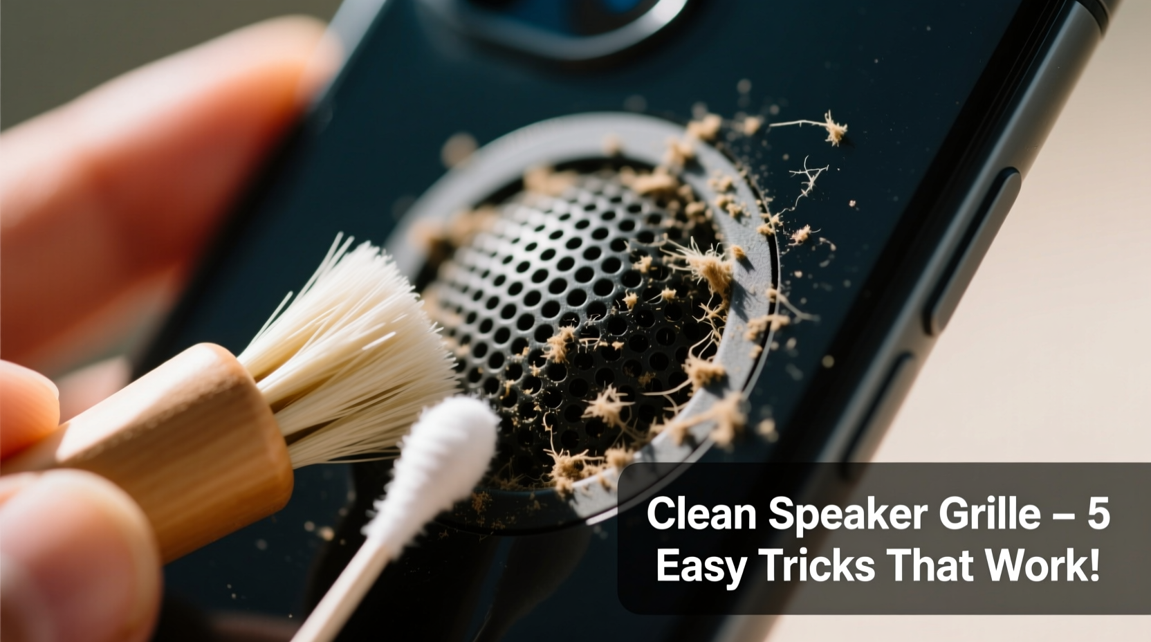 why does my phone speaker sound muffled suddenly cleaning tricks that work