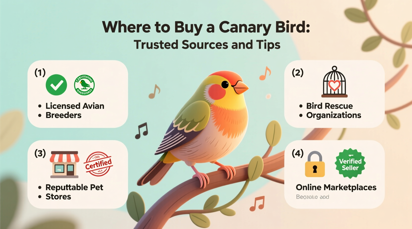 Where to Buy a Canary Bird: Trusted Sources and Tips