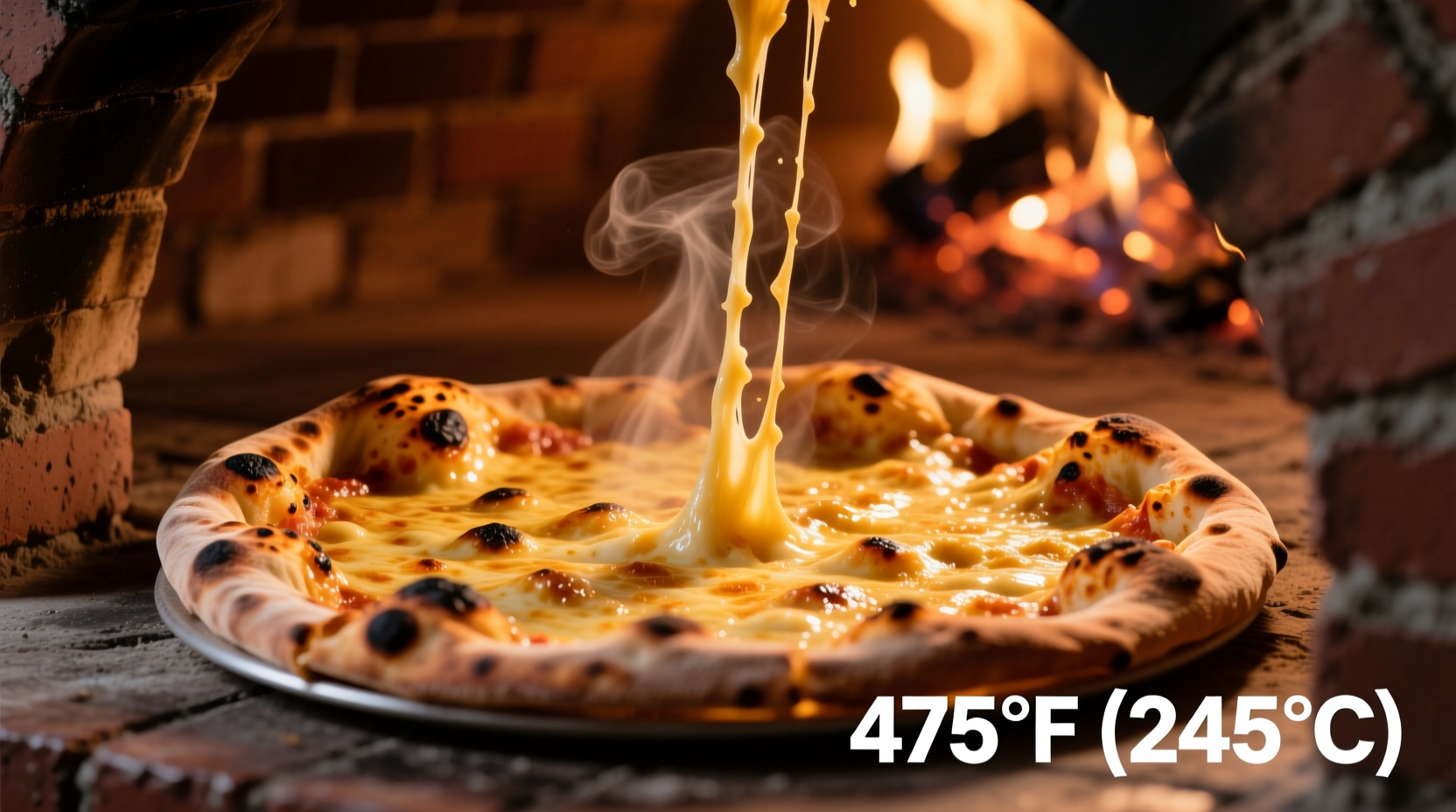 what temp to cook pizza