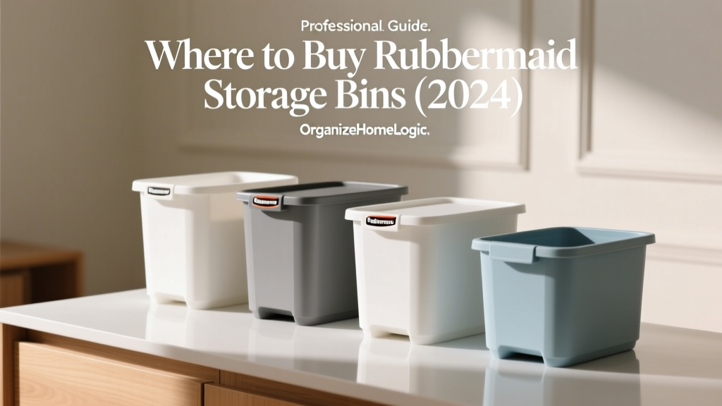 Where to Buy Rubbermaid Storage Bins (2024 Guide)