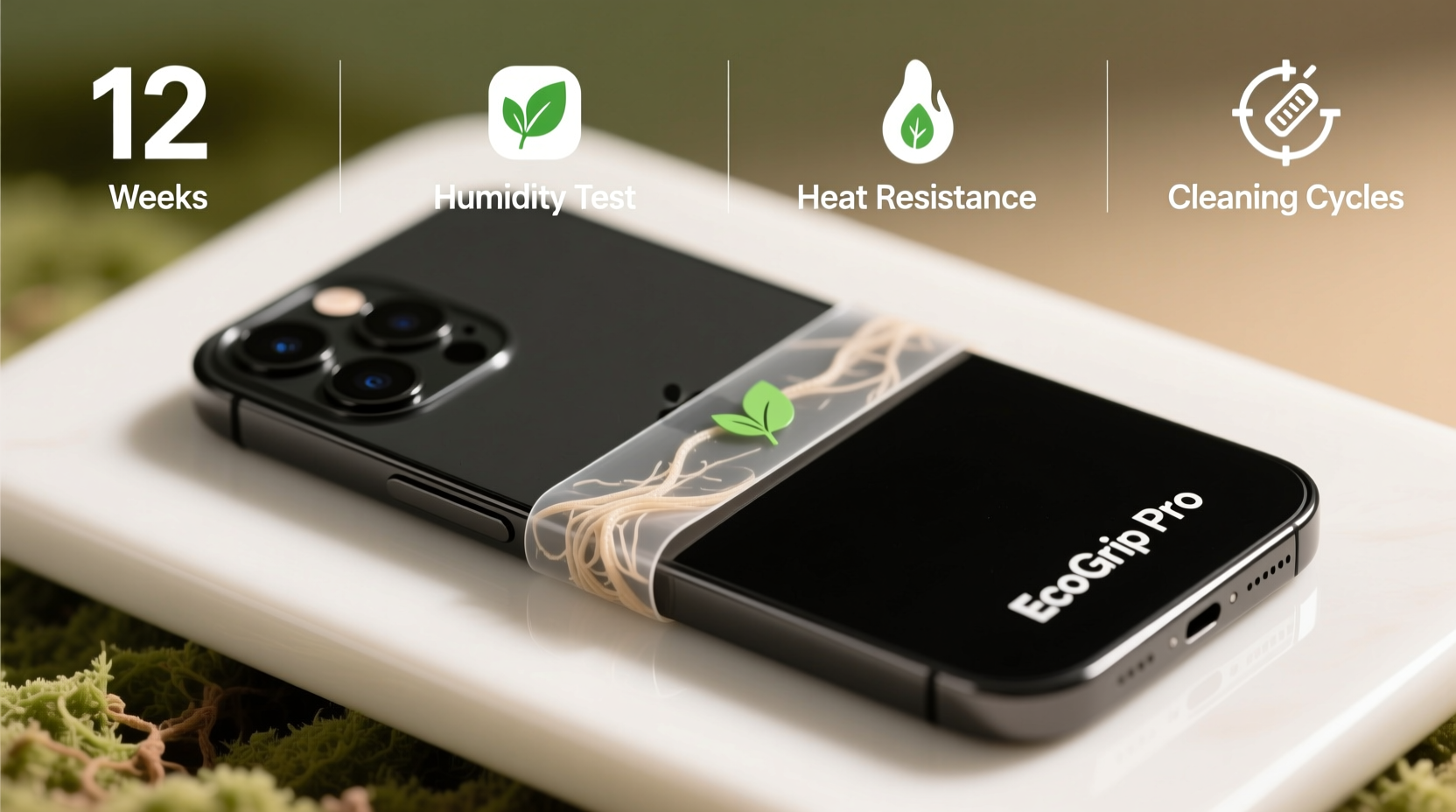 eco friendly cleaning tips compostable vs rubber phone grips