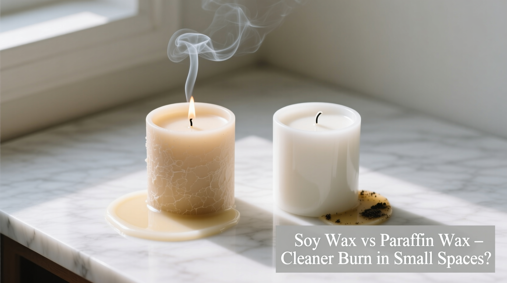 soy wax candles vs paraffin wax which one burns cleaner in small spaces