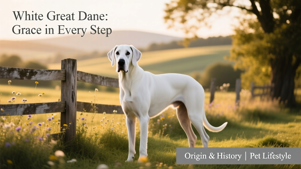 white-great-dane-standing-by-the-fence