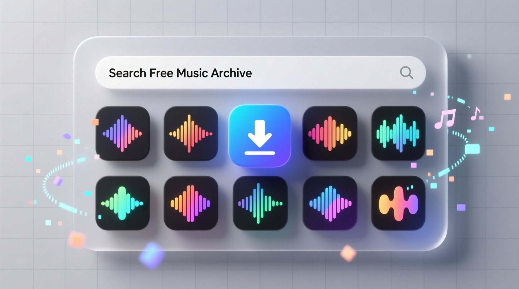 download the music you want from the free music archive