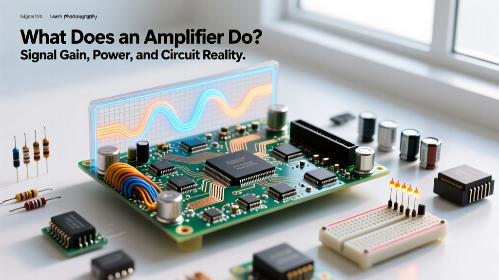 What Does an Amplifier Do? Signal Gain, Power, and Circuit Reality
