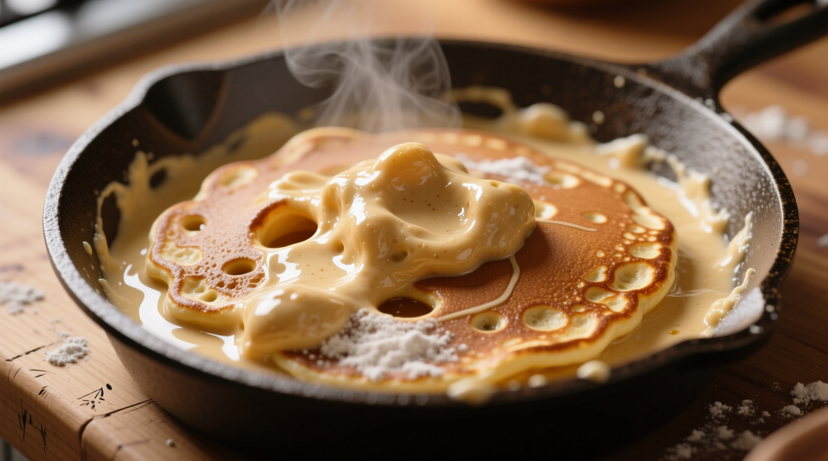 leave your pancake batter lumpy