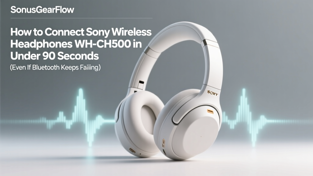 Sony WH-CH500 Pairing Guide: Fix Bluetooth Fast (2026)
