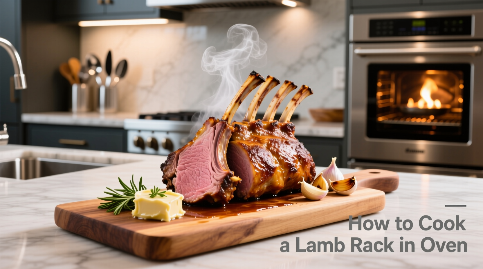 how to cook a lamb rack in oven