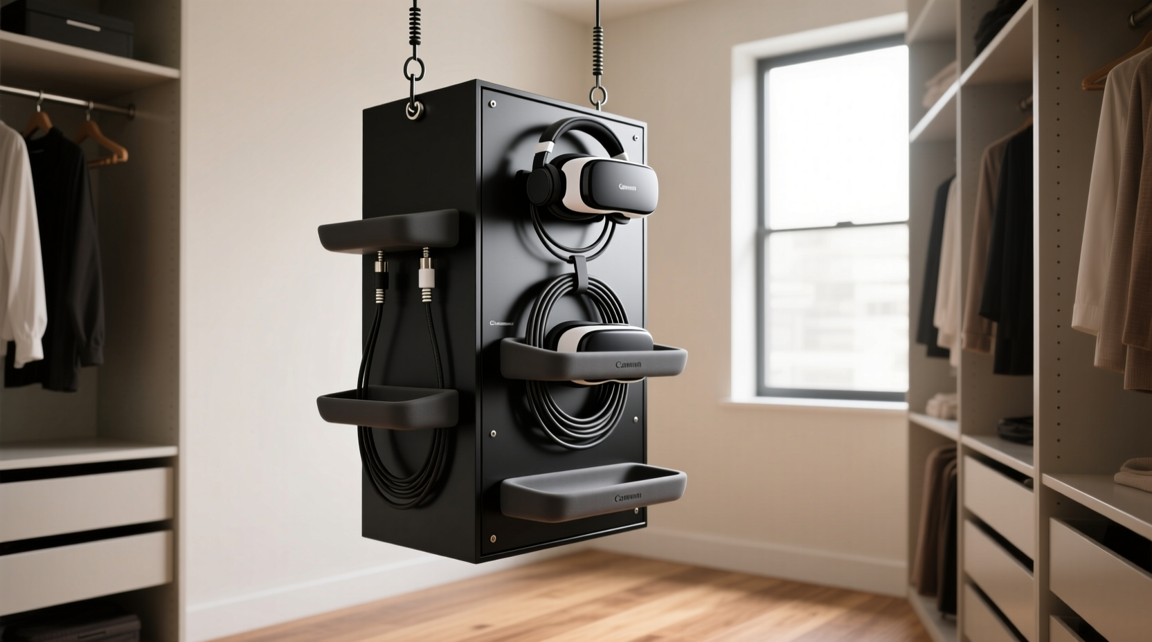 closet organization tips for vr headsets
