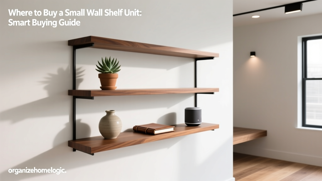 Where to Buy a Small Wall Shelf Unit: Smart Buying Guide