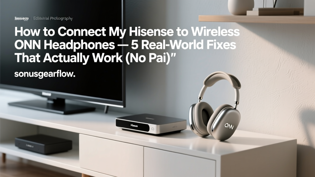 Hisense to ONN Headphones: 5 Working Fixes (2026)
