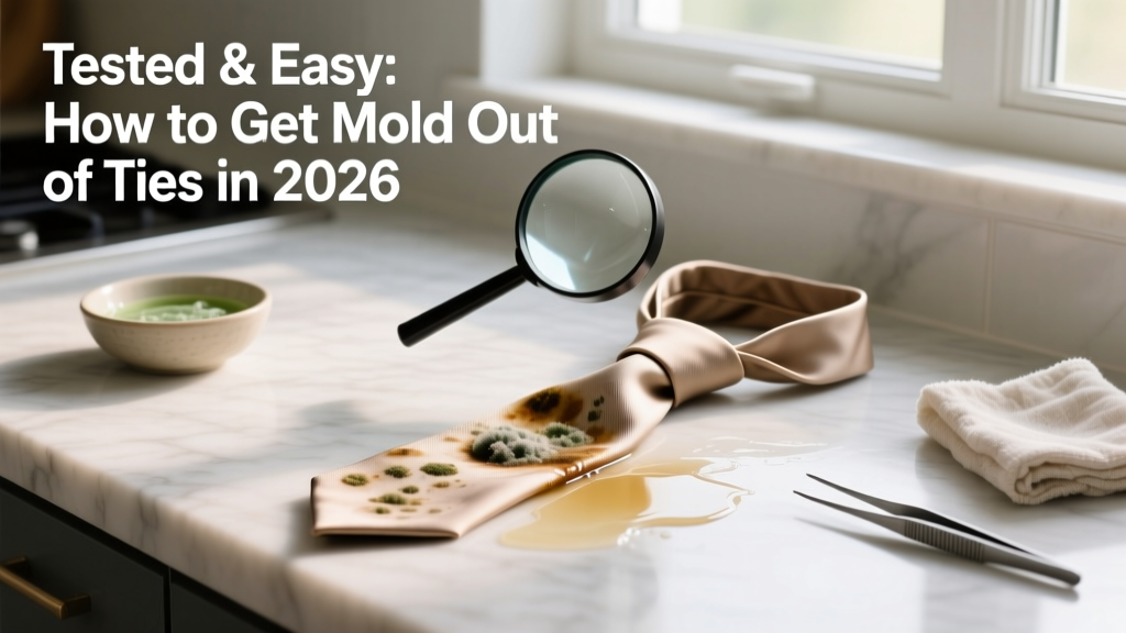 Tested & Easy: How to Get Mold Out of Ties in 2026