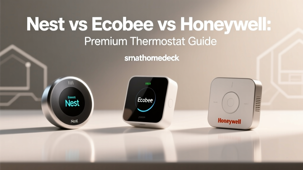 Nest vs Ecobee vs Honeywell: Premium Thermostat Guide