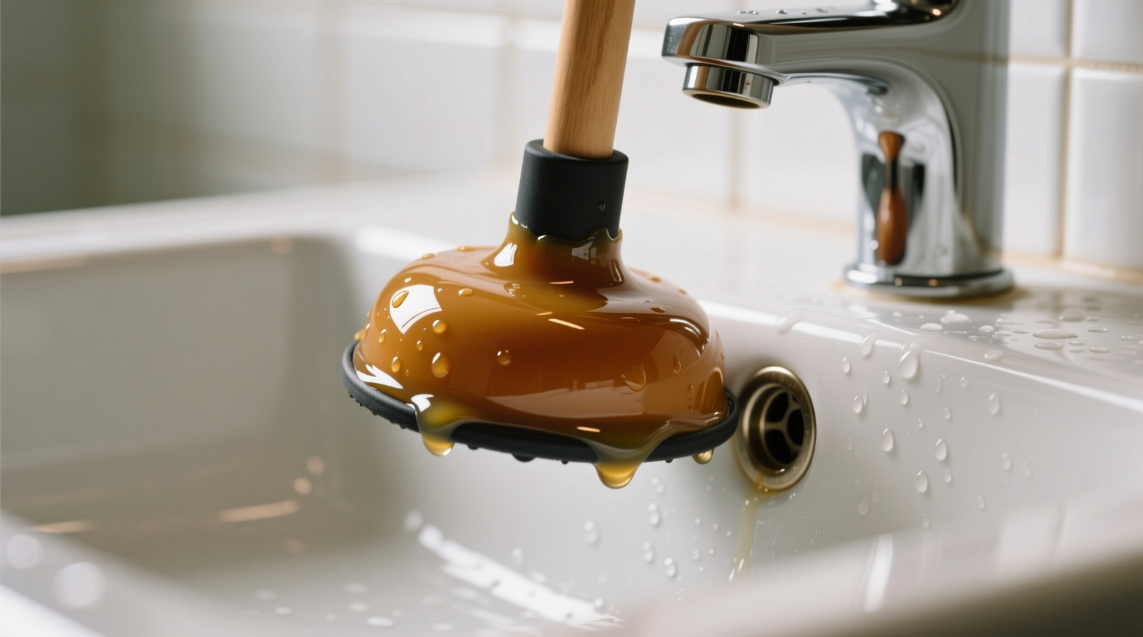 improve your plungers seal with petroleum jelly