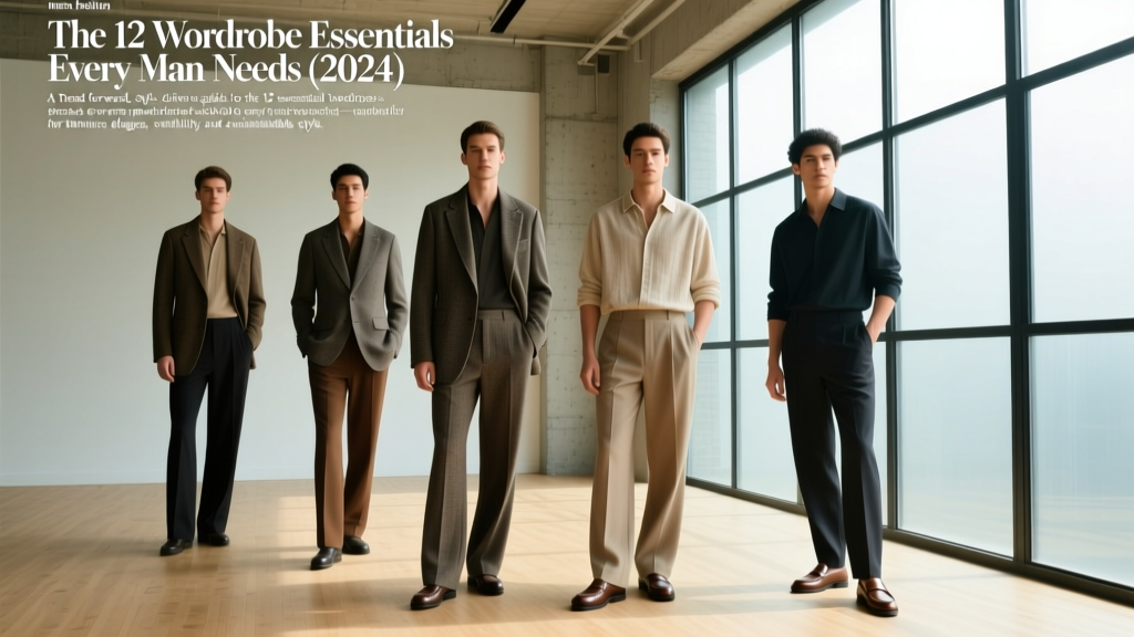 The 12 Wardrobe Essentials Every Man Needs (2024)