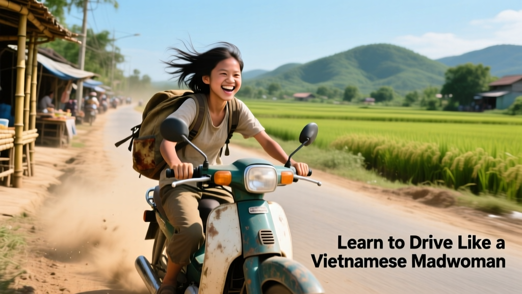Learning To Drive Like A Vietnamese Madwoman: Survival Tactics, Real-World Physics, and Why Your Scooter License Is Worth More Than Gold