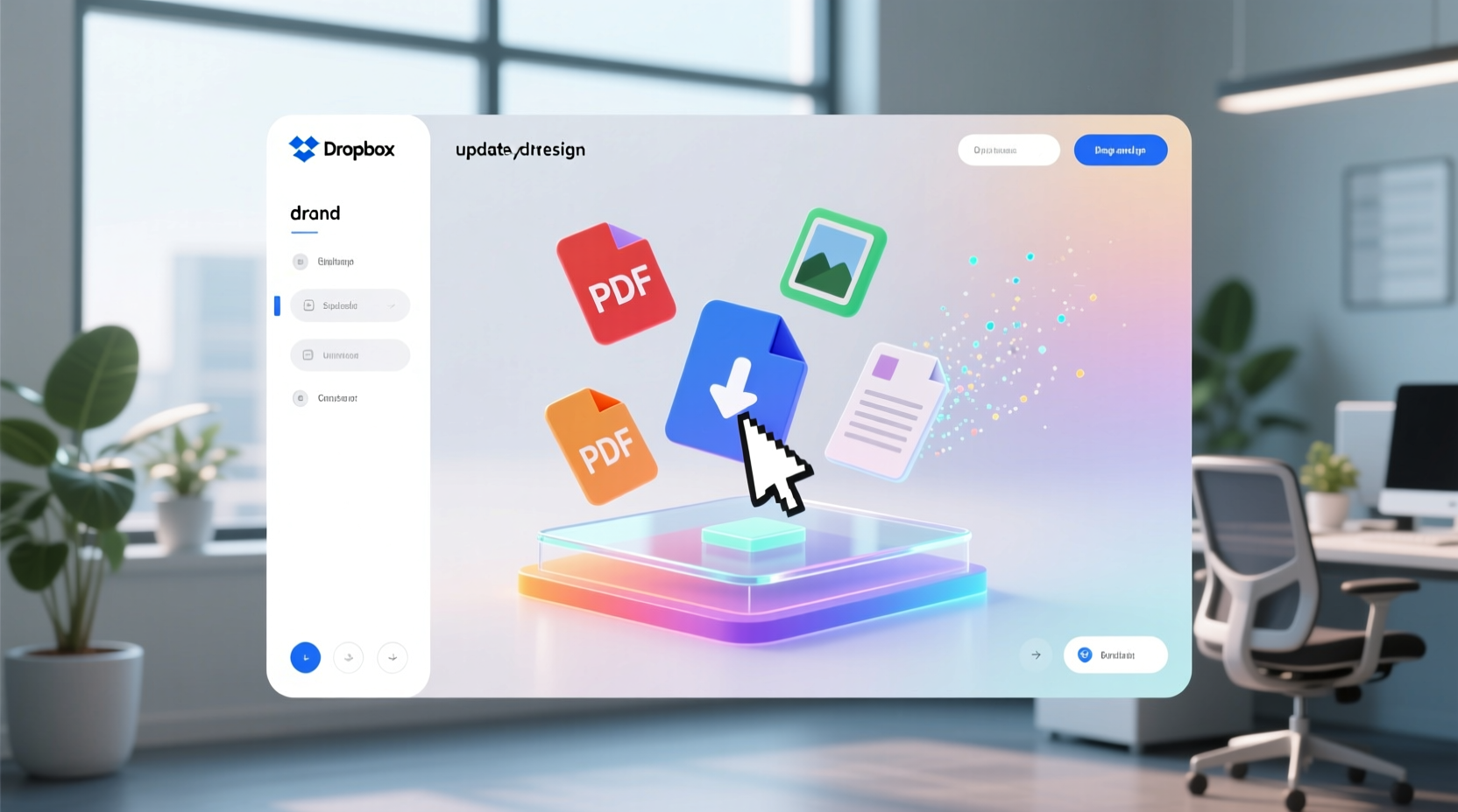 dropbox updates its web interface adds drag and drop