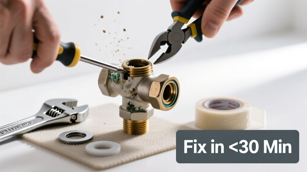 Fix a Stuck Shower Diverter Valve in Under 30 Minutes