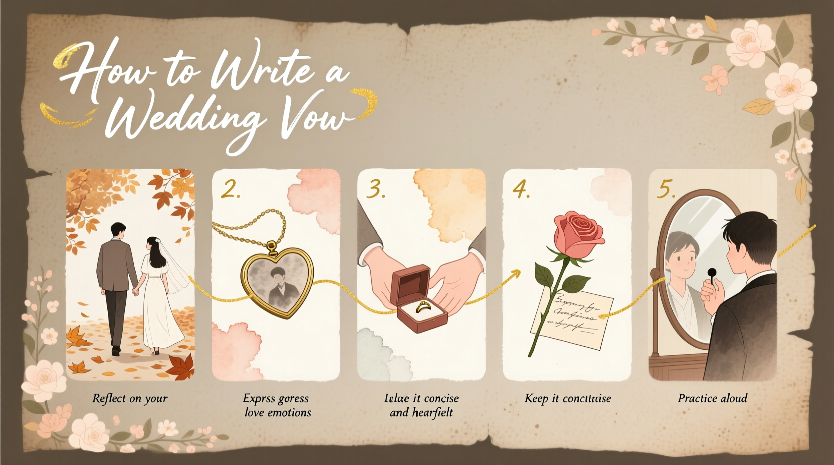 how to write a wedding vow