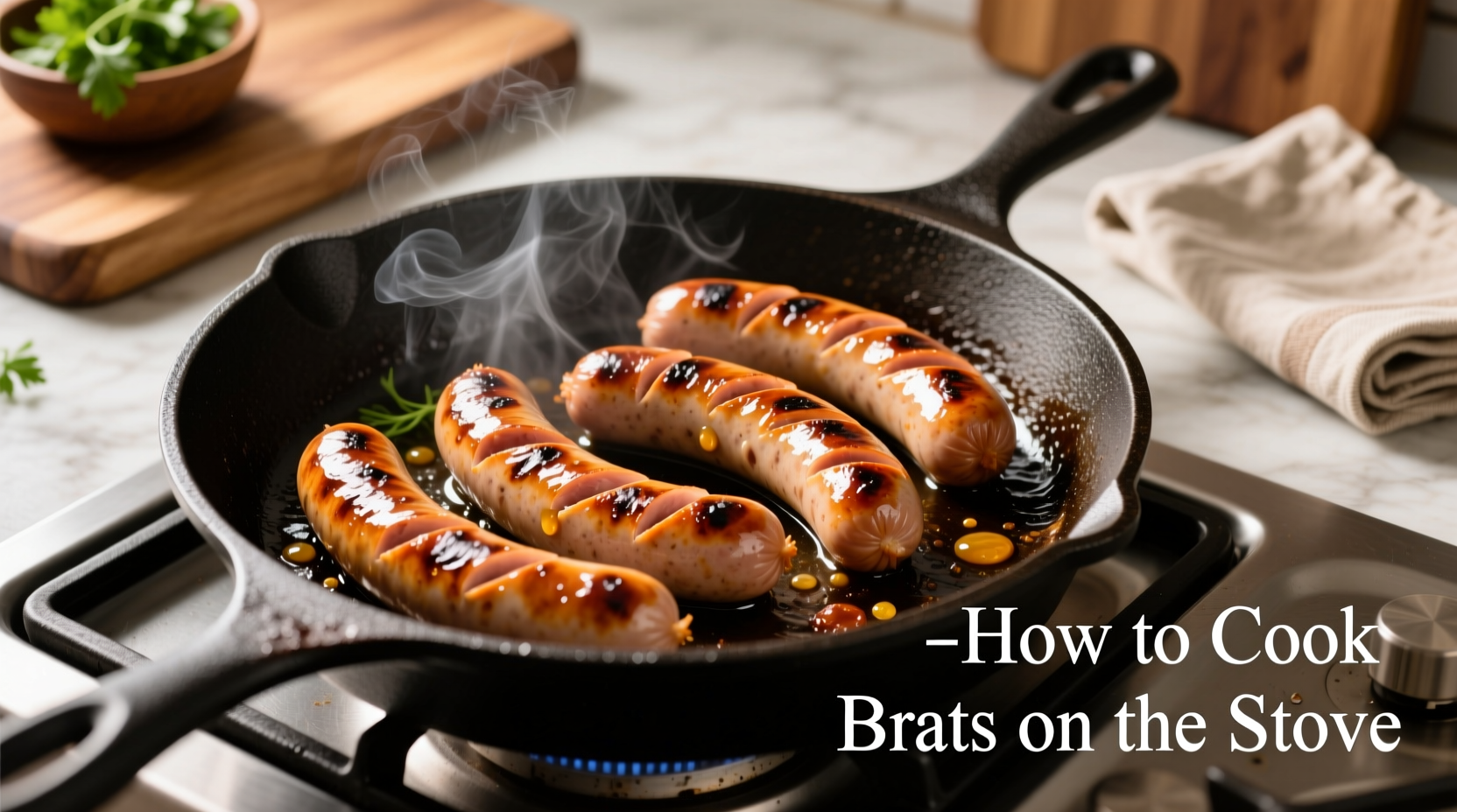 Perfect Stovetop Brats: Quick & Foolproof Cooking Method