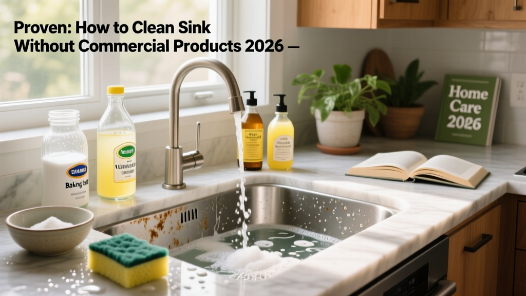 Proven: How to Clean Sink Without Commercial Products 2026