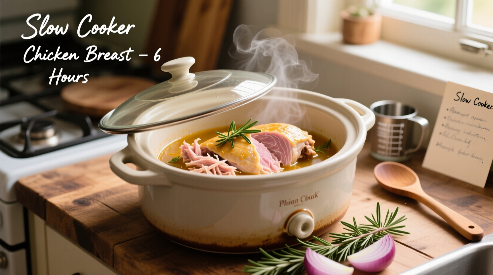 how long slow cooker chicken breast