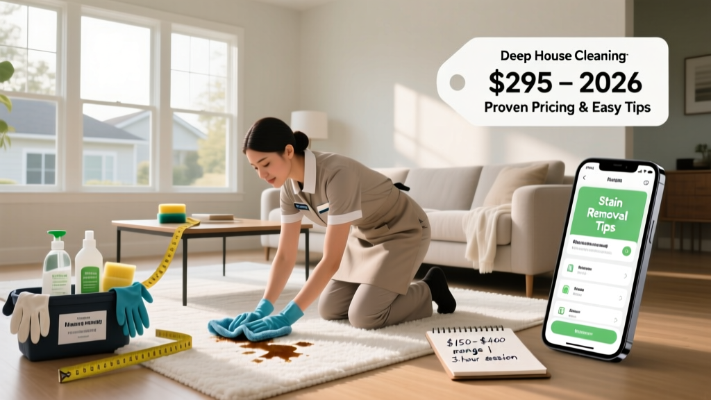 Deep House Cleaning Cost 2026: Proven Pricing & Easy Tips