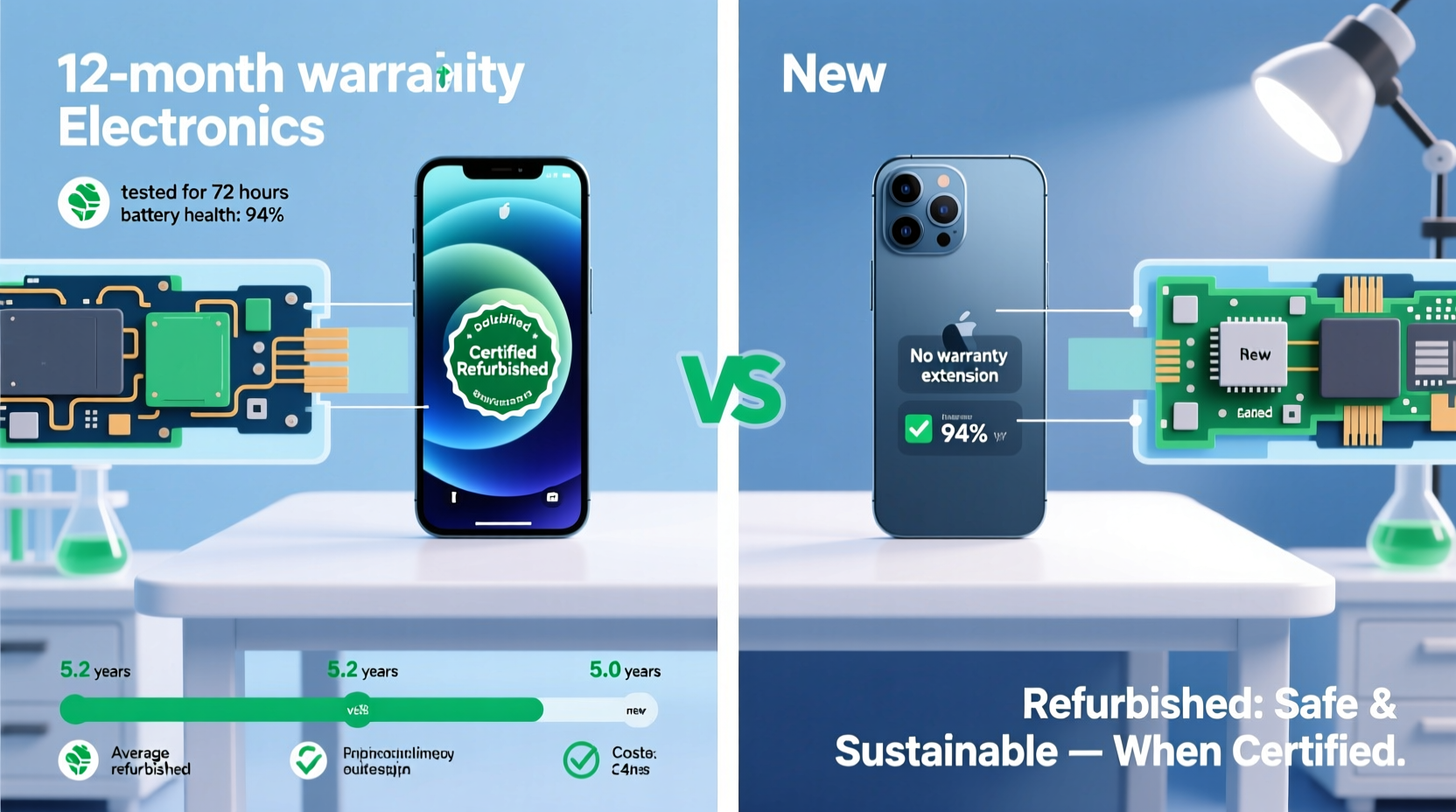 is buying refurbished electronics safe or risky for long term use