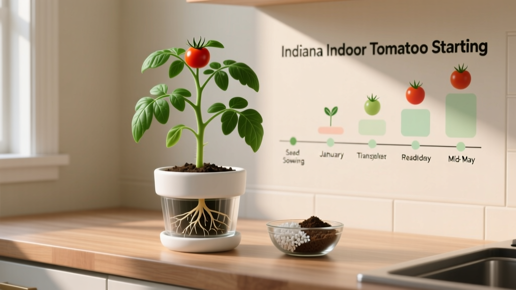 Indiana Tomato Starting Calendar + Soil Mix (2026)