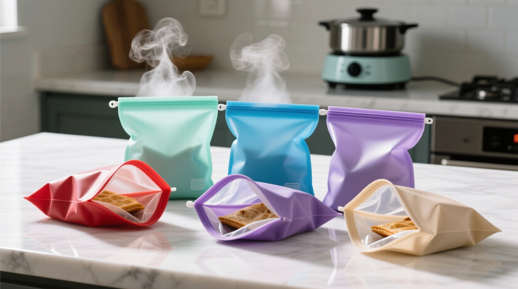 eco friendly cleaning tips steam sanitize snack bags