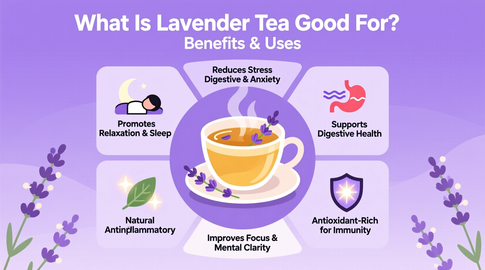 7 Lavender Tea Benefits Proven by Science | TheHomeSprouts