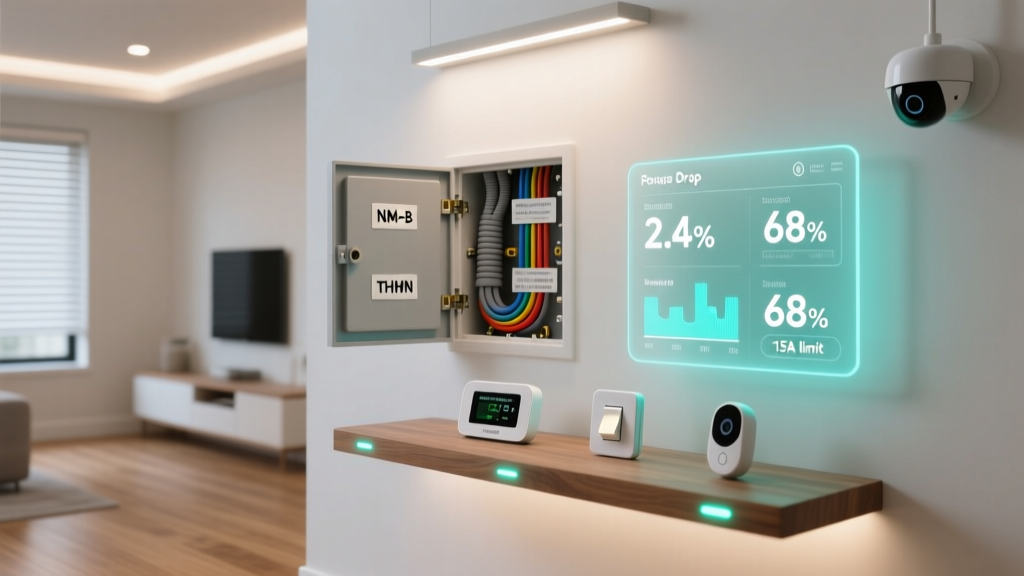 Smart Home Wiring Basics: NM-B vs THHN, Voltage Drops, and Circuit Load Planning